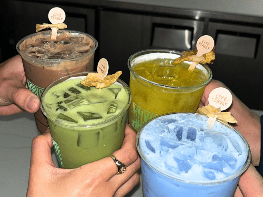 a Photo of Four Types of Kava in a Cheers Kavahana