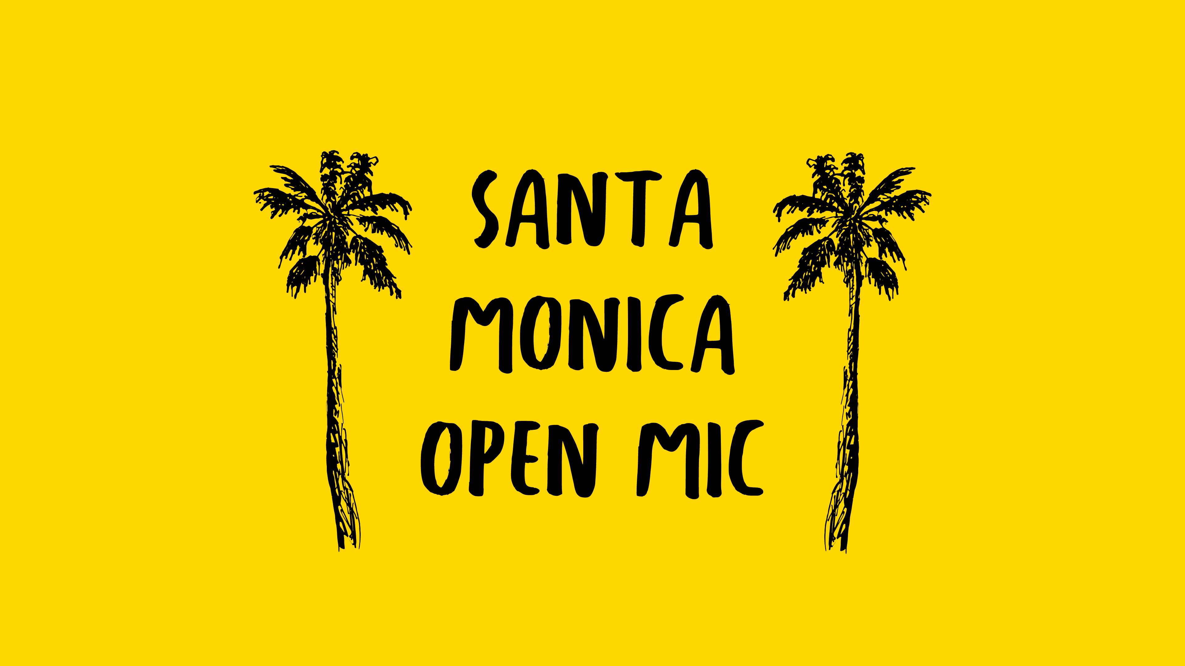 The Santa Monica Open Mic Logo