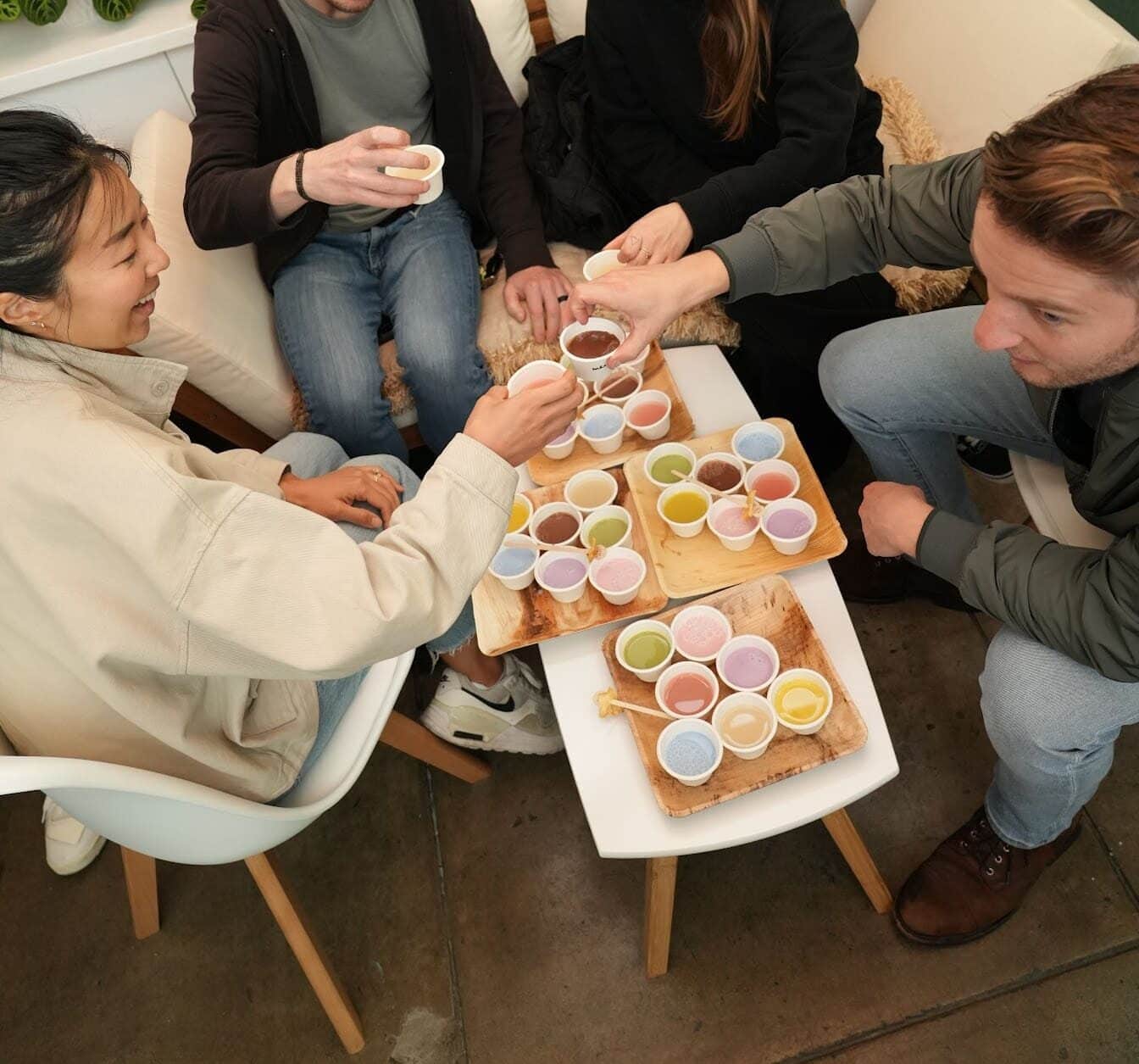 Kava Sampler at Kavahana with Four Friends   Kavahana